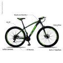 Ver imagem 4 de Bicicleta Xlt Aro 29 Quadro 21 Suspensão 21 Marchas Freio a Disco Alumínio Preto Verde - Ksw