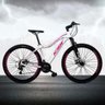 Bicicleta Feminina Sunny Aro 29 Quadro 17 Suspensão 21v Freio a Disco Alumínio Branco Rosa - KSW - 2
