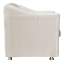 Ver imagem 2 de Poltrona Decorativa Tillak Tilla em Suede para Sala de Estar, Consultório e Recepção - Bege