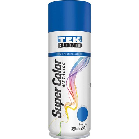 Tinta SPRAY Metalico AZUL 350ML/250G Tekbond