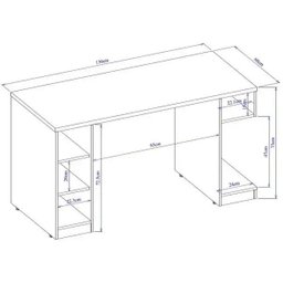 Mesa para Computador Notebook Pc Gamer Destiny - Lyam Decor - 4 Mesa para Computador Notebook Pc Gamer Destiny - Lyam Decor - 4