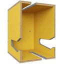 Ver imagem 3 de Kit 04 Nichos com Suporte de Parede Easy Amarelo - Be Mobiliário