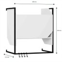 Ver imagem 2 de Armário Suspenso com Porta e Ganchos 63cm 1009 Soul BE Móveis