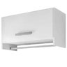 Armário Multiuso Aéreo Cabideiro Grécia Branco - Lyam Decor - 2