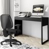 Mesa para Escritório e Home Office Work Preto Fosco - Lyamdecor - 1