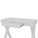 Ver imagem 4 de Mesa para Escritório Escrivaninha Cavalete 1 Gaveta Veneza A02 Web Branco - Lyam Decor