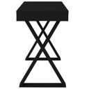 Ver imagem 3 de Mesa para Escritório Escrivaninha Cavalete 1 Gaveta Veneza A02 Web Preto - Lyam Decor