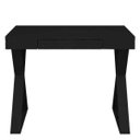 Ver imagem 4 de Mesa para Escritório Escrivaninha Cavalete 1 Gaveta Veneza A02 Web Preto - Lyam Decor