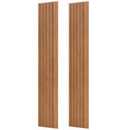 Painel Ripado de Madeira para Sala Quarto 89x183cm Bairon D03 Freijó - Lyam Decor - 3 Painel Ripado de Madeira para Sala Quarto 89x183cm Bairon D03 Freijó - Lyam Decor - 3