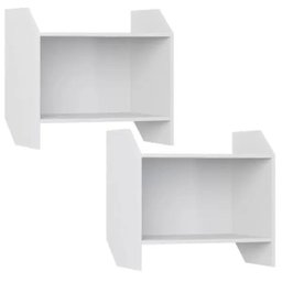 Kit 02 Armários Aéreos Sem Porta Soul Branco TX - Be Mobiliário - 1 Kit 02 Armários Aéreos Sem Porta Soul Branco TX - Be Mobiliário - 1