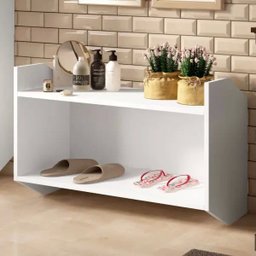 Kit 02 Armários Aéreos Sem Porta Soul Branco TX - Be Mobiliário - 4 Kit 02 Armários Aéreos Sem Porta Soul Branco TX - Be Mobiliário - 4