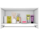 Ver imagem 3 de Kit 2 Armários Multiuso Aéreo Cabideiro Grécia Branco - Lyam Decor
