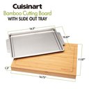 Ver imagem 7 de Cuisinart Tábua de Corte de Bambu com Bandeja Oculta em Aço Inox