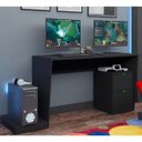 Ver imagem 2 de Mesa para Computador Notebook Pc Gamer Strike Bmg-01 Preto Fosco - Lyam Decor