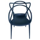 Ver imagem 3 de Kit 3 Cadeiras Decorativas para Sala de Jantar Amsterdam Preto - Lyam Decor
