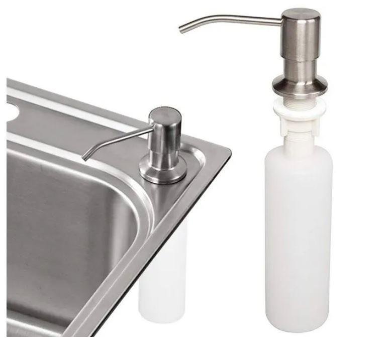 Dosador Dispenser Embutir Inox 304 Sabão Sabonete Detergente - 1