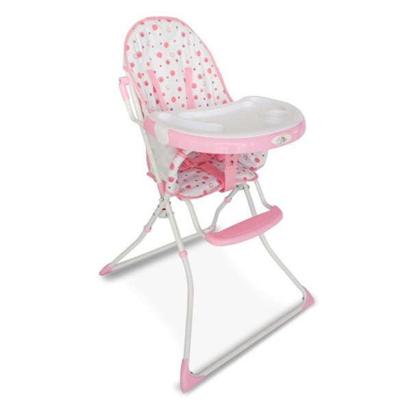 Cadeira Alimentação Bebe Flash Baby Style Rosa - 1