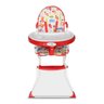 Cadeira Alimentação Bebe Flash Baby Style Vermelha - 1