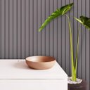 Ver imagem 2 de Papel de Parede Adesivo Ripado Ameixa Elegante Gh Papel de Parede 3,5m