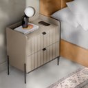 Ver imagem 2 de Mesa de Cabeceira Venus 60 com Base Preto:connect