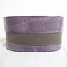 Vaso Cerâmica para Plantas Oval Roxo 24x13x12cm Santa Cecília - 2