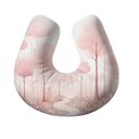 Ver imagem 2 de Almofada de Amamentação Travesseiro Floresta Árvores Rosa Feminino