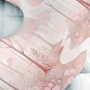 Ver imagem 3 de Almofada de Amamentação Travesseiro Floresta Árvores Rosa Feminino