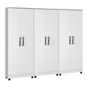 Ver imagem 2 de Guarda Roupa Modulado Casal 6 Portas 3 Peças Branco Delta Fênix