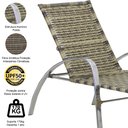 Ver imagem 3 de 2 Espreguiçadeiras Garden e Mesa em Alumínio para Piscina - Capuccino