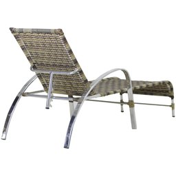 2 Espreguiçadeiras Garden e Mesa em Alumínio para Piscina - Capuccino - 6