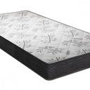Ver imagem 3 de Colchão Solteiro Portobel de Kairo EPS D33 88x188x19 Preto Com Branco Bambu 