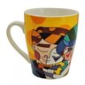 Caneca Porcelana Romero Britto 300ml Jogo 4 Unidades - Yazi - 4