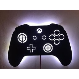 Xbox Controle em mdf luminoso com luz de led - 3