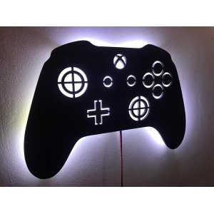 Xbox Controle em mdf luminoso com luz de led