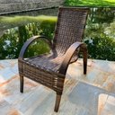 Ver imagem 1 de CADEIRA NAPOLY (UNIDADE) - cadeira de jardim para mesa , varanda, área, -