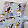 jogo de cama infantil disney mickey fun 3 peças santista - 2
