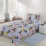 jogo de cama infantil disney mickey fun 3 peças santista - 1