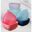 Ver imagem 5 de Jogo de Potes Plastico Translucido Cubby Freezer Micro-ondas Cor:transparente