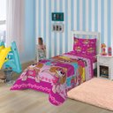 Ver imagem 1 de jogo de cama patrulha canina rosa 2 pçs lepper 1,40m x 2,20m