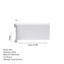 Ver imagem 3 de Rodapé 10cm Redondo Poliestireno 15mm Metro Linear Barra 240cm Flat Branco Graddus