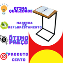 Ver imagem 4 de Mesinha Lateral Apoio Sofá Livros Notebook Home Office