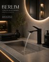 Ver imagem 6 de Torneira Baixa Berlim Luxo Premium Preta Monocomando Goldenx