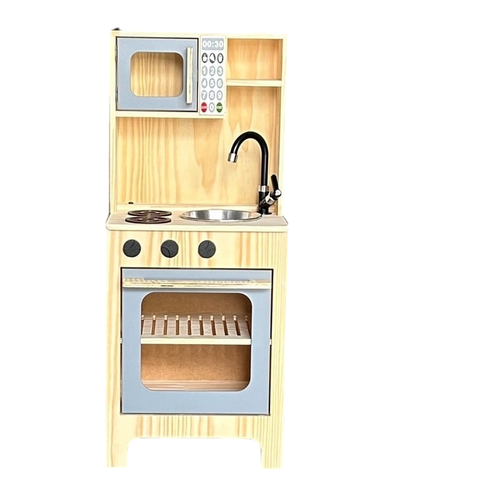Cozinha Pequena Cinza Fashion Toys