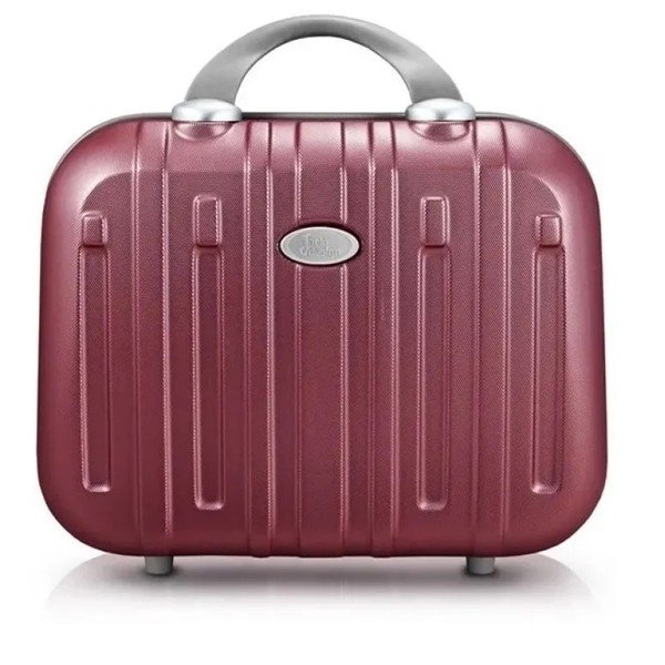 Kit Mala Rodinhas 360 Graus A Bordo + Frasqueira Trip - vinho - 4
