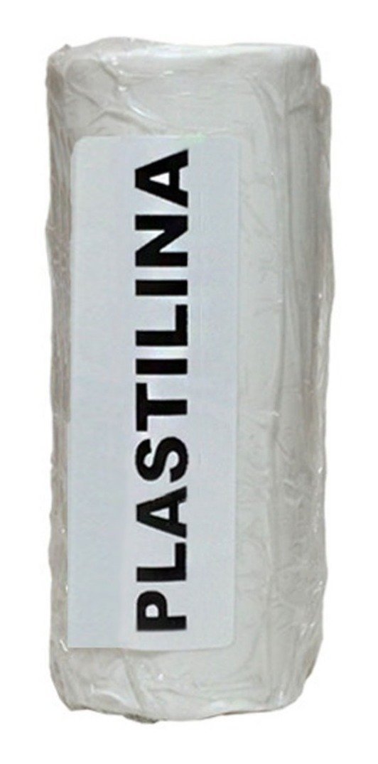 Massa Modelar Branca (tipo Clay) Plastilina 500g - 605107-301 - 2