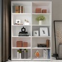 Ver imagem 1 de Estante para Livros Multy 8 Prateleiras Branco - Artely