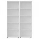 Ver imagem 2 de Estante para Livros Multy 8 Prateleiras Branco - Artely