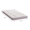 Ver imagem 5 de Cama Solteiro Simba Branco Fosco Pés Amadeirado com Colchão D20 - Reller Móveis