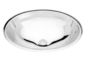 Ver imagem 1 de Cuba Lavabo Oval Alto Brilho Cor Aço Inox 40*27 Tramontina
