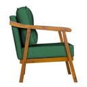 Ver imagem 3 de Poltrona Cadeira Vitoria Base Reforçada - Verde